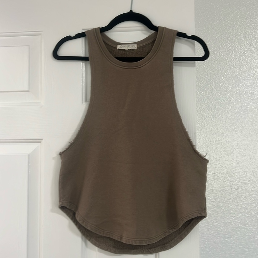 Joah Brown sweatshirt muscle tank size S/M